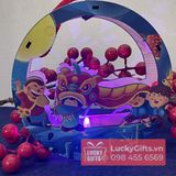  Lồng Đèn Gỗ Lân Tròn Sắc Màu – LuckyGifts.vn 