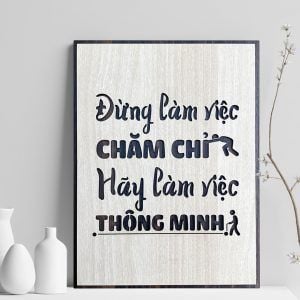  Tranh gỗ decor tạo động lực Lucky-T11 