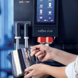 Máy pha cà phê siêu tự động Schaerer Coffee Club (Hệ thống sữa tươi, 1 máy xay, bình chứa nước)
