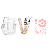  Case Nhựa Bảo Vệ Mini 11 + Sticker + Dây Đeo Họa Tiết 