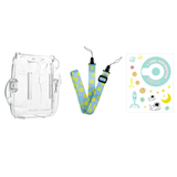  Case Nhựa Bảo Vệ Mini 11 + Sticker + Dây Đeo Họa Tiết 