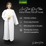  Áo Giới Đi Chùa (TRẮNG) 