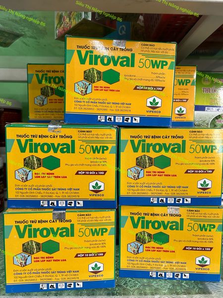  Viroval 50wp Đặc trị nấm bồ hóng thanh long 