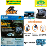  (gói 20 viên) Thuốc diệt chuột Storm - Thuốc chuột Storm 