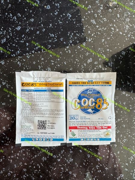  Thuốc trừ bệnh Coc 85wp - COC 85WP - Thuốc Trừ Nấm, Vi Khuẩn 