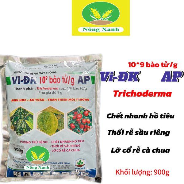  Nấm Đối Kháng TRICHODERMA SP  (10^9 bào tử) - ĐẶC TRỊ THỐI RỂ - Lở Cổ rễ 