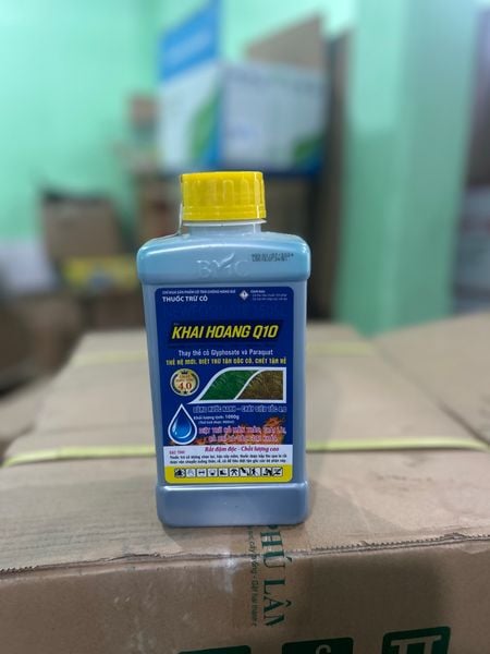  [Chính hãng  ]  Thuốc trừ cỏ Khai Hoang Q10 Newfosinate 150SL - Thuốc trừ cỏ không chọn lọc, thế hệ mới, diệt cỏ mần trầu, cỏ tranh, cỏ ống, cỏ lông gà 