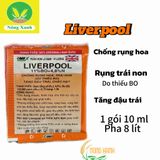  Phân Bón Lá Vi Lượng Liverpool (Anh Quốc)10ml/Gói-Chống Rụng Hoa, Trái Non( Do Thiếu Bo), Tăng Đậu Trái, Chắc Hạt 