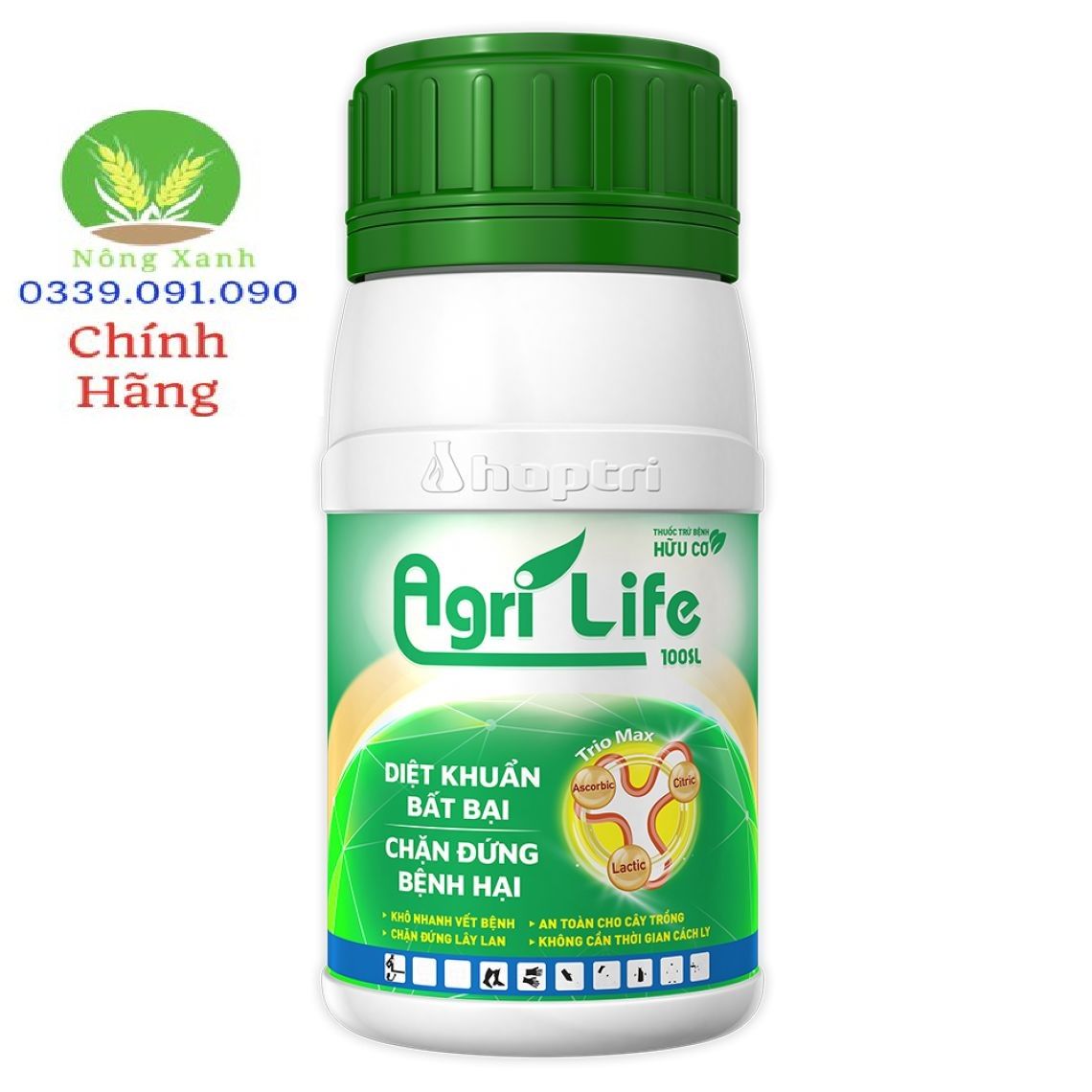  Trừ bệnh AgriLife 100SL Hợp Trí 200ml - TRỪ VI KHUẨN 