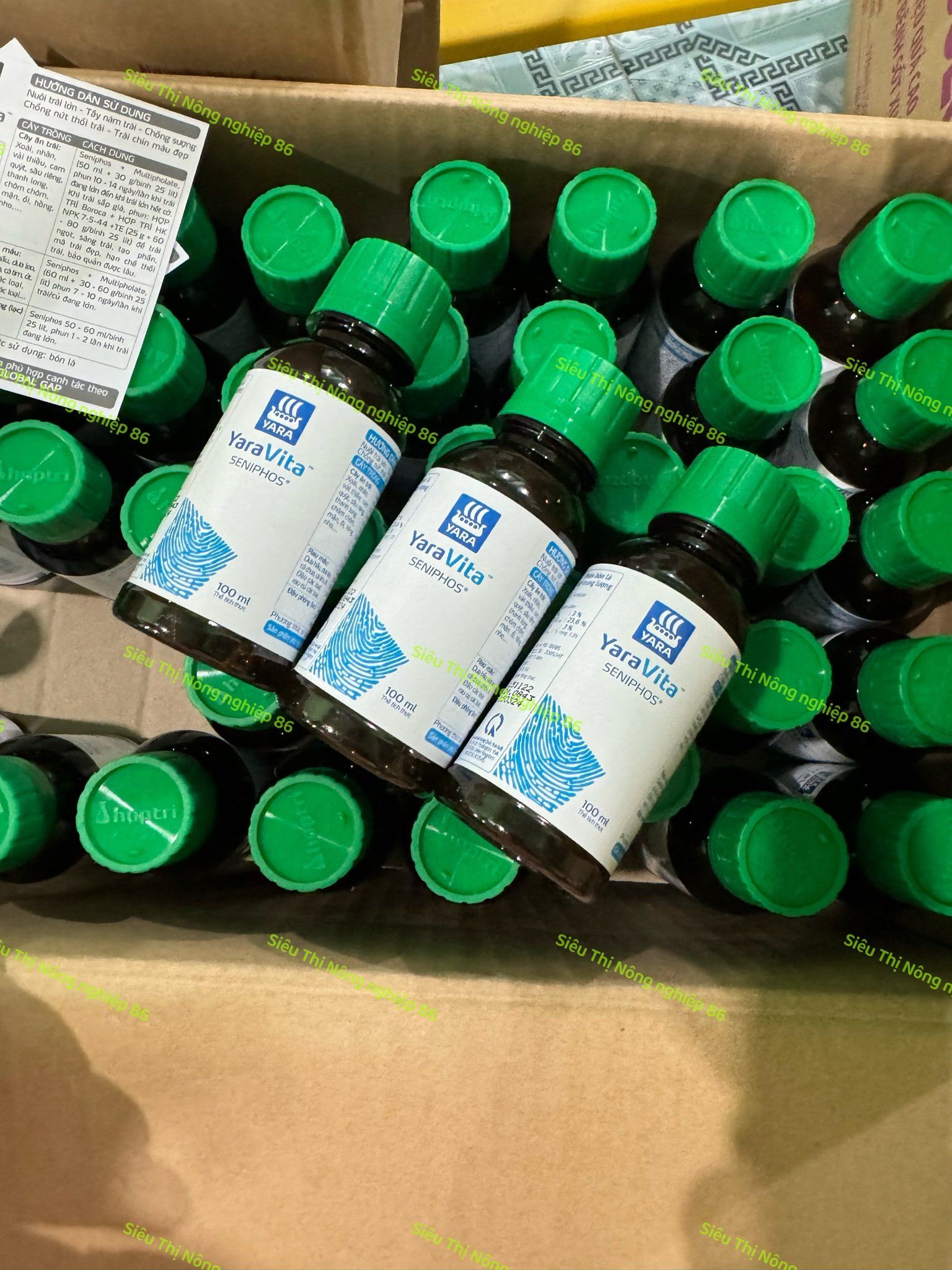  Phân bón lá Seniphos – Trái lớn, màu đẹp - Yara Seniphos 100ml 