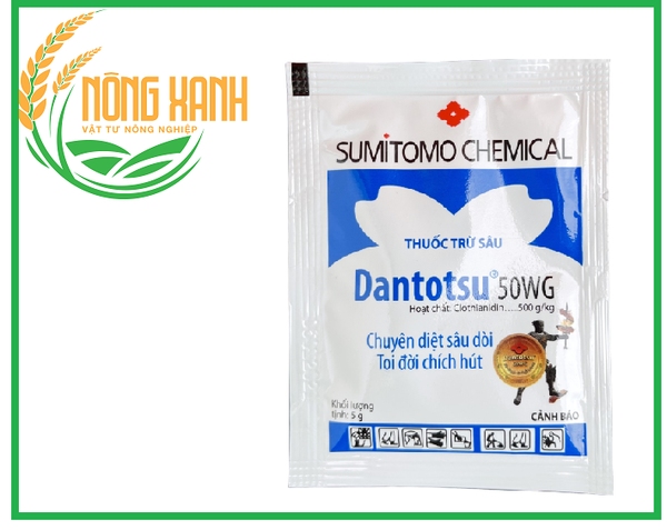  THUỐC TRỪ SÂU DANTOTSU 50WG - Đặc trị sâu Chít Hút 