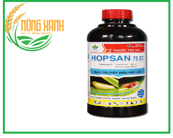  HOPSAN 75EC – THUỐC ĐẶC TRỊ BỌ TRĨ, RẦY LƯNG TRẮNG, RUỒI ĐỤC QUẢ TRÊN CÂY TRỒNG 
