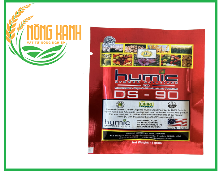  Phân bón sinh học Humic Powder DS90 - [NHẬP MỸ] DIAMOND GROW Kích thích cây ra rễ cực mạnh, nảy chồi, phát 