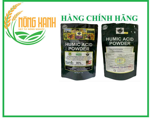  Phân bón Humic Acid Powder (1kg) hữu cơ nhập khẩu Mỹ, tan hoàn toàn, kích ra rễ mạnh 