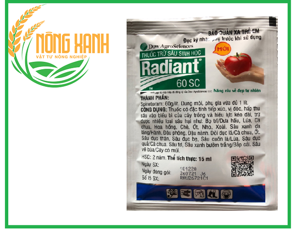  Radiant 60SC - Thuốc Đặc Trị Bọ Trĩ - Trừ Sâu Sinh Học 