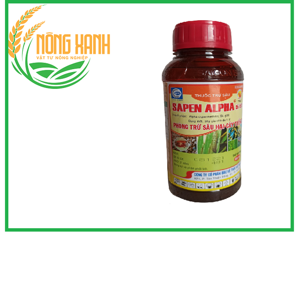  Thuốc SAPEN ALPHA 5EC Đặc Trị Sâu Cuốn Lá, Bọ Trĩ, Sâu Hồng 
