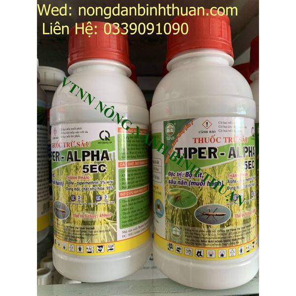  Thuốc trừ sâu bọ xít - TIPER ALPHA 5EC chai 500ml 