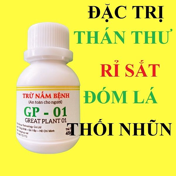  GP-01 Chuyên Trị Gỉ Sắt, Đốm Đen, Phấn Trắng Trên Hoa Hồng (AN TOÀN CHO NGƯỜI DÙNG - CHIẾT XUẤT TỪ NẤM Oomycota) 