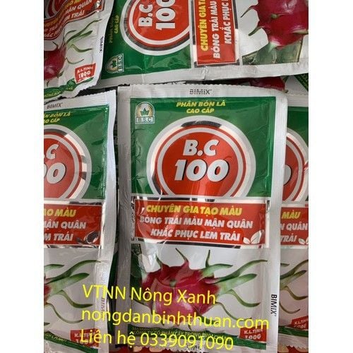  B.C 100 Chuyên gia tạo màu bóng trái khắc phục lem trái thanh long - B.c 100 