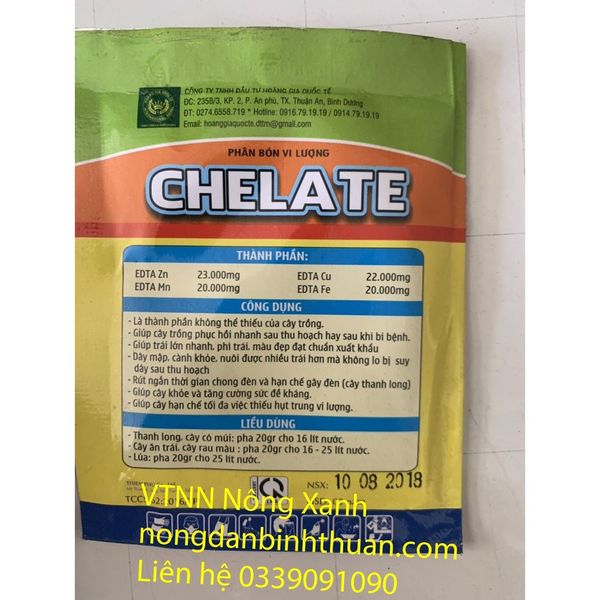  Vi lượng vàng- chelate Ấn Độ 