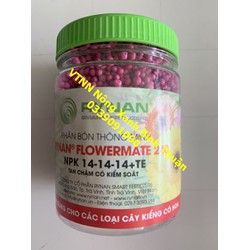  Phân tan chậm thông minh NPK 14-14-14 TE hũ 150g 