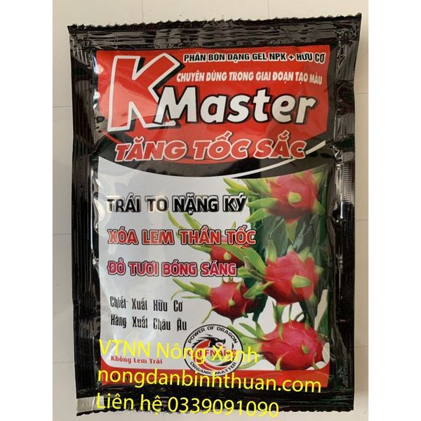  Tăng Tốc Sắc chuyên dùng trong giai đoạn tạo màu trái thanh long K master 