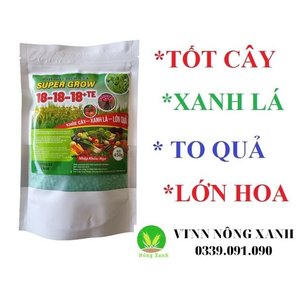  Phân bón NPK 18-18-18 +TE 