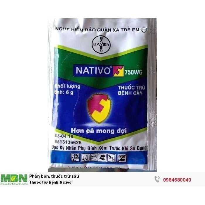  Thuốc trừ bệnh Nativo 750WG 6gr 