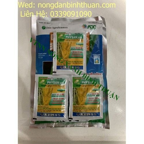  Bộ Thuốc Đặc trị bệnh thối nhũng - Đóm lá Hoa Lan (1 gói DITHAN 250gr + 3 GÓI PHYSAN 20SL) 