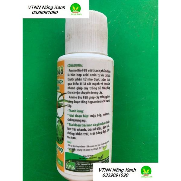  F 88 AMINO BIO - F88 CĂNG TRÁI - NỞ TRÁI - GIẢI BÓ TRÁI THANH LONG 