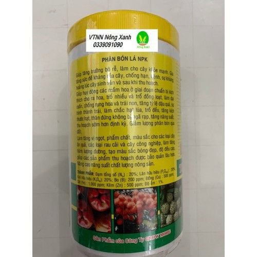  NPK 20-20-20 Growmore  500g - Giúp Cây Tăng Trưởng Đột Biến 