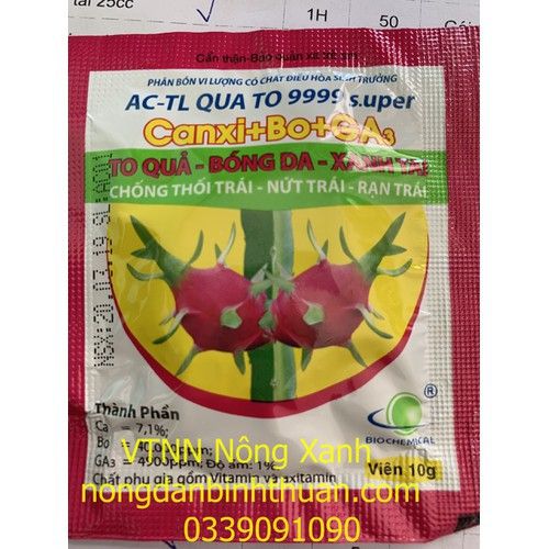  Viên CANXI + BO+ GA3 - Canxi bo ga3 - Viên Sủi 10g 