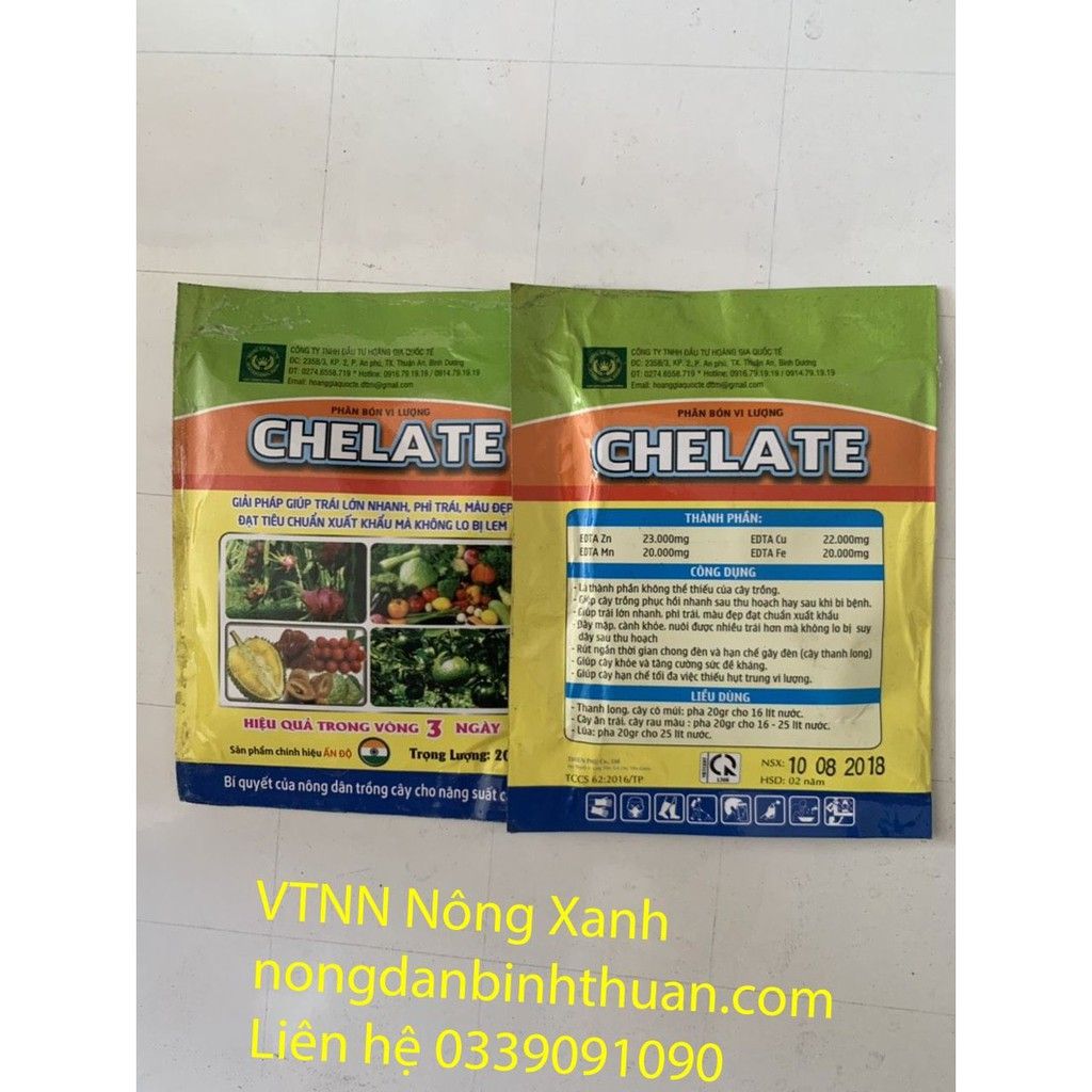  Vi lượng vàng- chelate Ấn Độ 