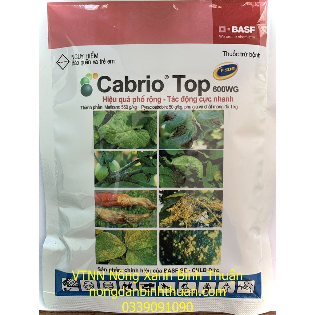  Cabrio Top và Acrobat MZ đặc trị đốm trắng thanh long (Nấm cặp trừ bệnh Thanh Long) 
