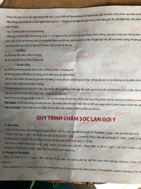  Thuốc kích mầm kích chồi Keiki duy đỏ ( Bôi trực tiếp). - dinhduongcaytrong.com 