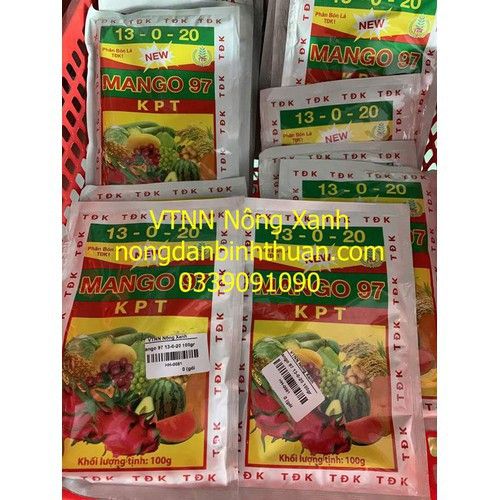 Phân Bón Lá Kích Phát Tố - M97- mangoo 97 - (13 - 0 - 20) 