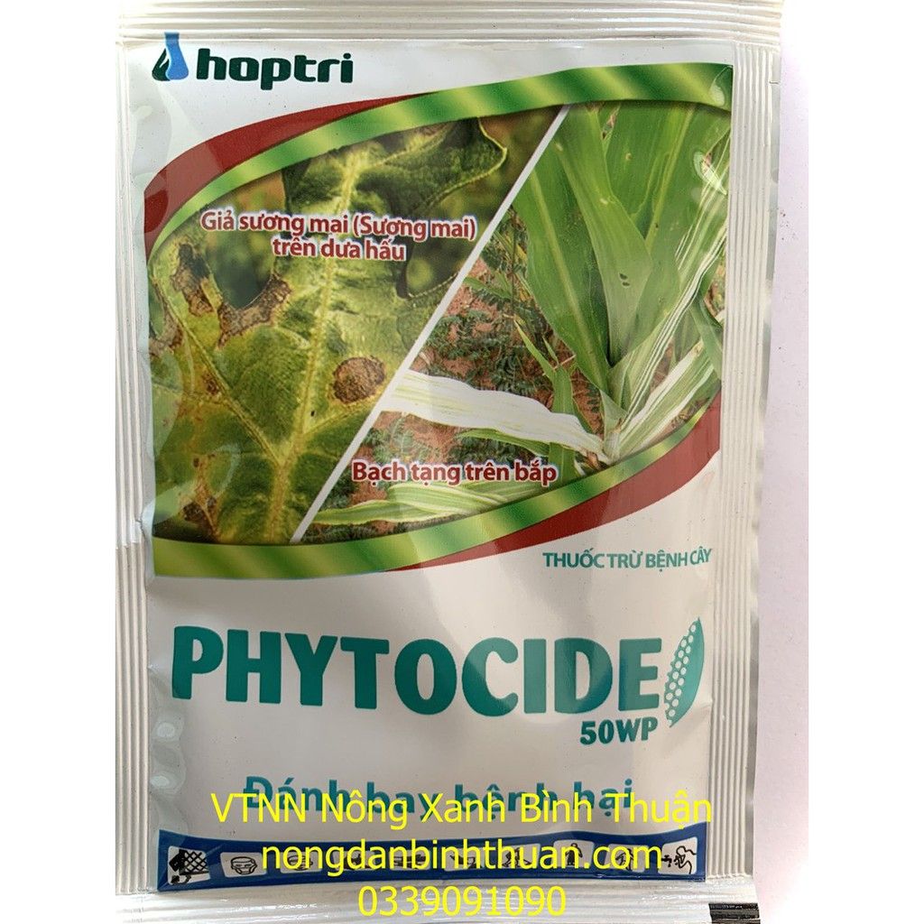  Thuốc trừ Bệnh sương mai trên vải thiều loét sọc mặt cạo trên cao su - Phytocide 50Wp 