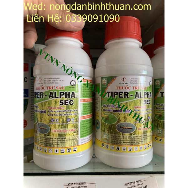  Thuốc trừ sâu bọ xít - TIPER ALPHA 5EC chai 500ml 
