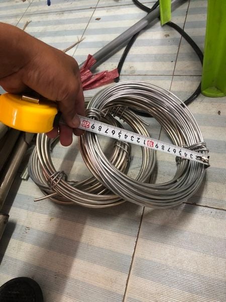  Dây nhôm uốn cây cảnh ( phi 5mm ; dài 10m) - Dây nhôm uốn Cây 