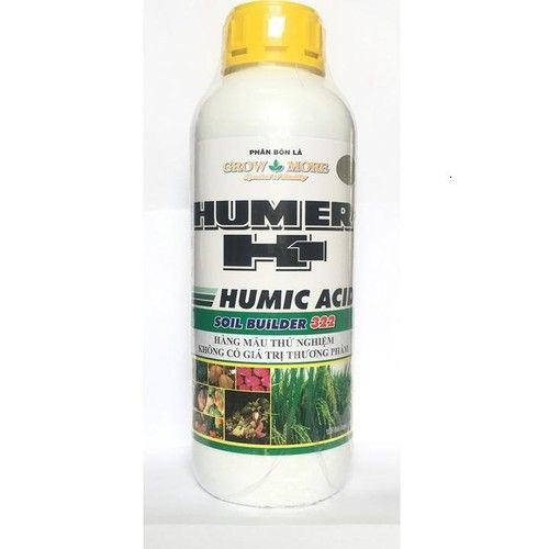  Phân bón Growmore HUMER H1 Humic 322 tốt cho mọi cây trồng chai 1 lít 