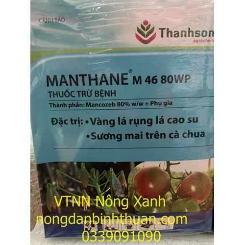  Manthane m46 80wp xanh trị bệnh đốm trắng thanh long - Manthane xanh thanh sơn 