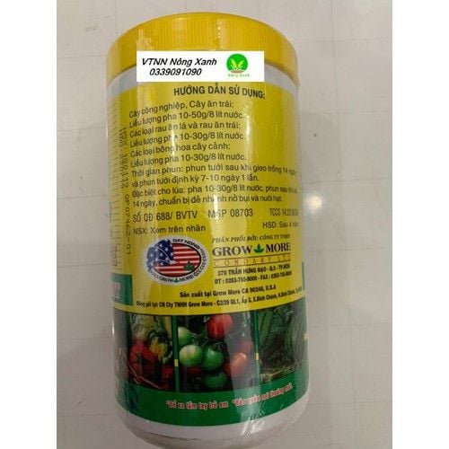  NPK 20-20-20 Growmore  500g - Giúp Cây Tăng Trưởng Đột Biến 