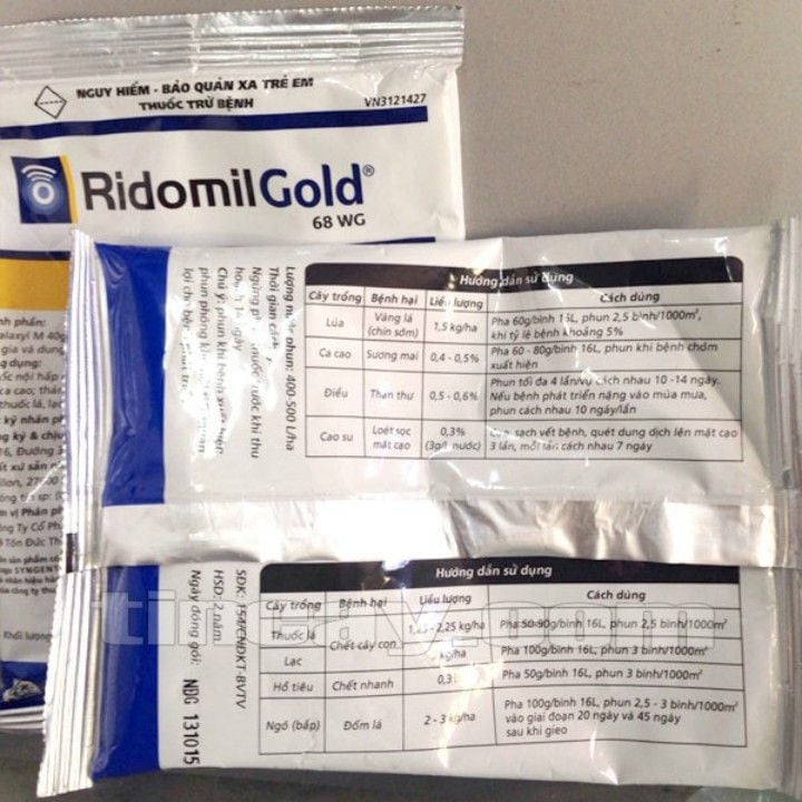 Thuốc trừ bệnh Ridomil Gold 68WG 100gr 