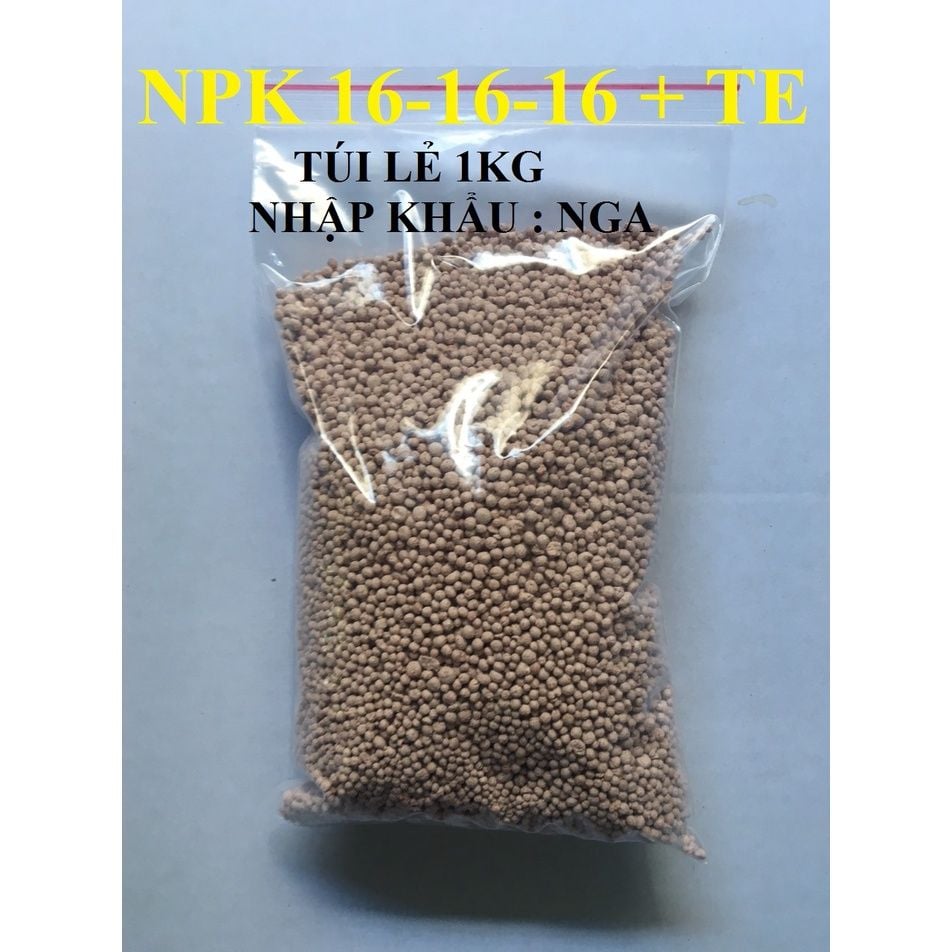  NPK 16-16-16 + TE (gói lẻ 1 kg) NHẬP KHẨU NGA 