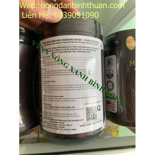  Humi - K , Humic tan hoàn toàn trong nước Nhập khẩu từ mỹ - humi k 400gr 