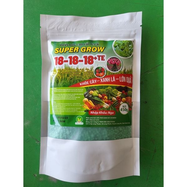  Phân bón NPK 18-18-18 +TE 