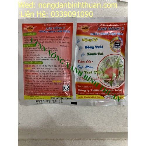  Ánh Nông 2 Phân bón chuyên dùng cho thanh long - Tạo màu thanh long 