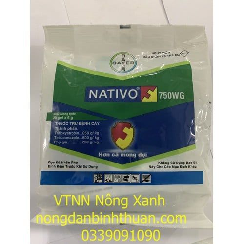 Nativo 750WG Đặc Trị Bệnh Rỉ sắt , bạc lá , đốm lá , thán thư 