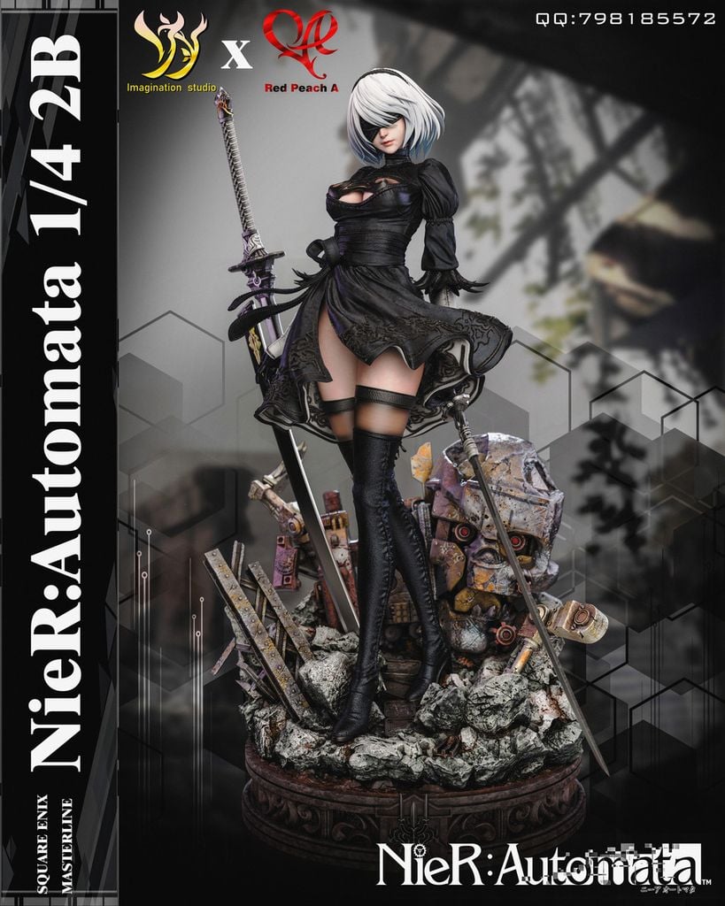  2B - NierR Automata R18 - Imagination Studio 