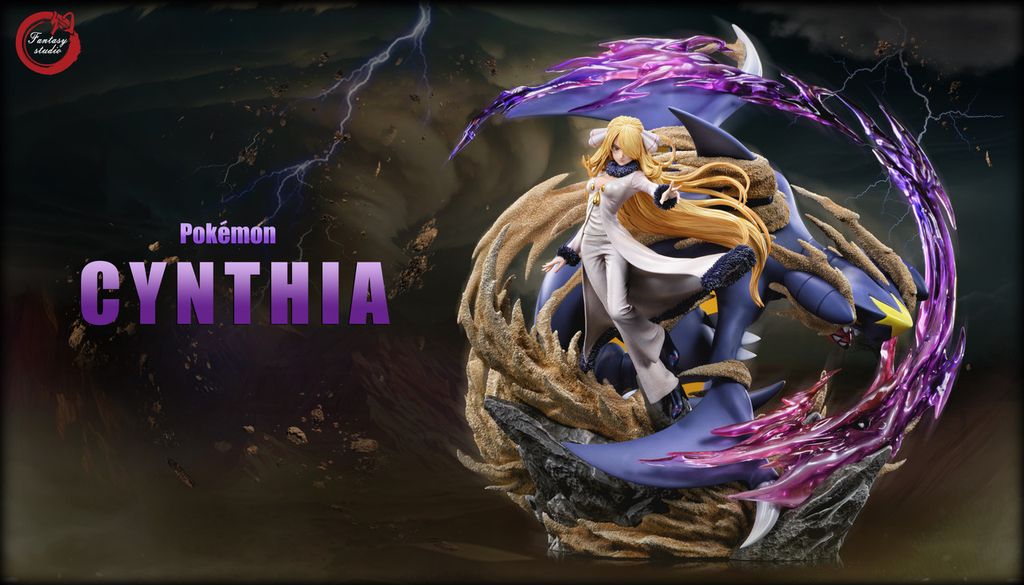  Cynthia & Garchomp - Pokemon - Fantasy studio 